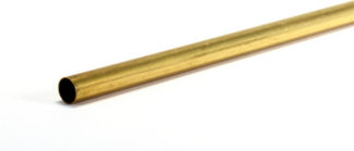 ROUND BRASS TUBE 1/8 OD X 12IN