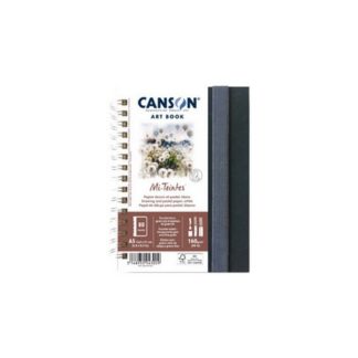 ART BOOK HARD COVER MI TEINTES 5.8X8.3 S/W 80 SHEET 98LB