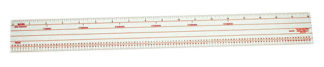 PICA RULER TRANSPARENT 18 INCH