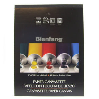 BIENFANG 710 CANVASETTE PAPER CANVAS PAD 182LB 10 SHEET 9X12