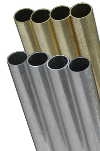 ROUND BRASS .014 WALL TUBE 1/16 X36IN