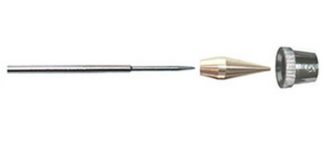 VL SERIES AIRBRUSH TIP NEEDLE AND AIRCAP ASSEMBLY MEDIUM