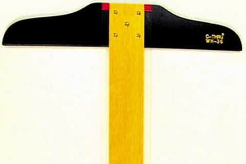 T-SQUARE MAPLE WITH PLASTIC EDGE 24 INCH