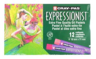 CRAY PAS EXPRESSIONIST EXTRA FINE OIL PASTELS 12 CLR SET