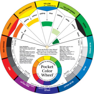 ARTISTS COLOR WHEEL Pocket Size Color Wheel 5 1/8"