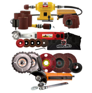 KA TOOLS - BEGINNERS CARVING SET w/FEIN ANGLE GRINDER
