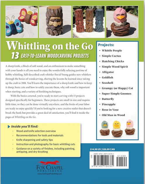 Whittling On the Go, 13 Easy-to-Learn Woodcarving Projects - Image 2