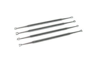 Carvers, Sharp Double Loop Ended, Set of 4 Professional