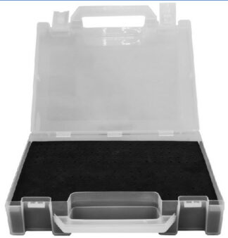 Burr / Bit Case with Foam 186 Holes and Storage Tin Case