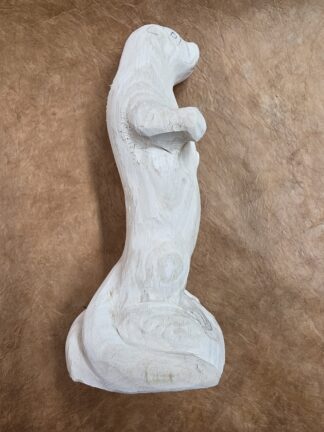 Otter 8 1/2" high - Tupelo Roughout